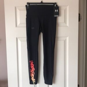 Brand New Under Armour Heatgear Compression High Rise Ankle Leggings 80’s Style